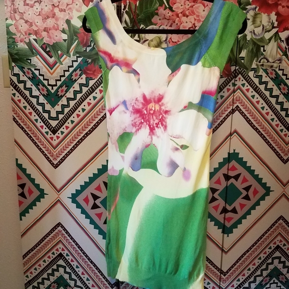 F21 Flower Mini Dress - Picture 2 of 7